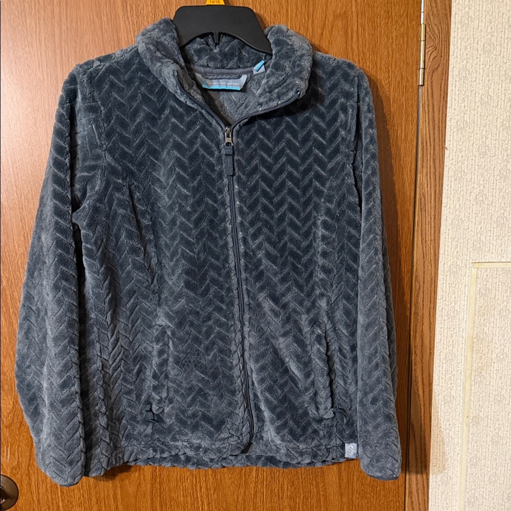 Free Country Charcoal Fleece Jacket